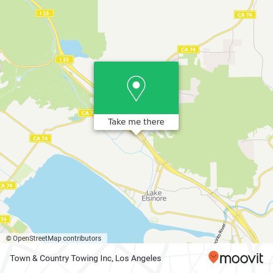 Mapa de Town & Country Towing Inc