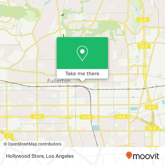 Mapa de Hollywood Store