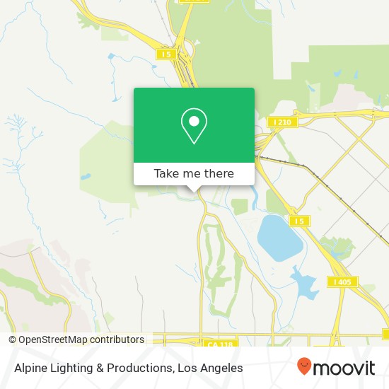 Alpine Lighting & Productions map