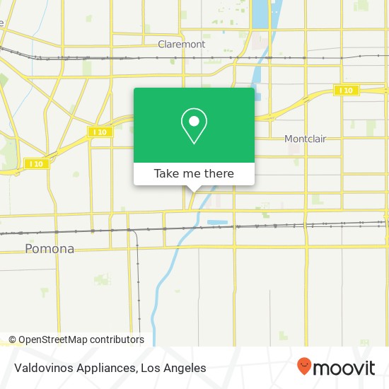 Valdovinos Appliances map