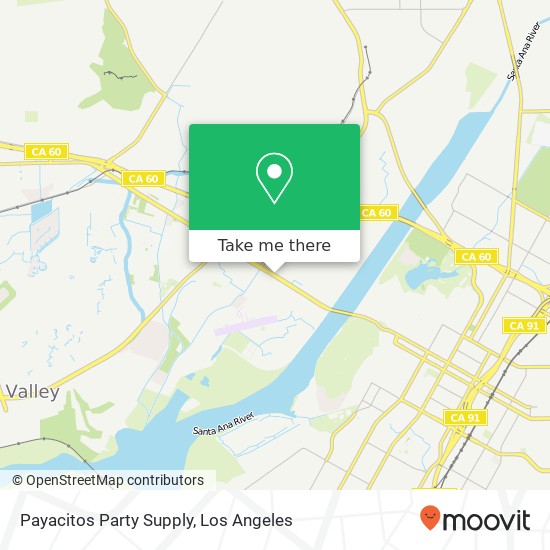 Payacitos Party Supply map