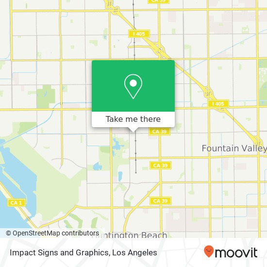 Impact Signs and Graphics map