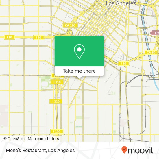 Meno's Restaurant map