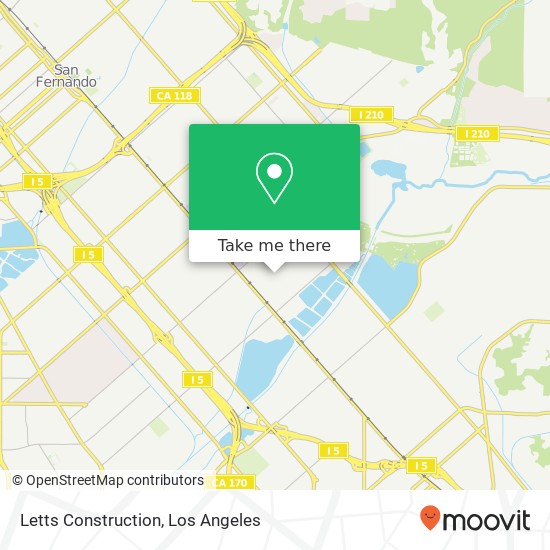 Letts Construction map