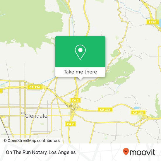 On The Run Notary map