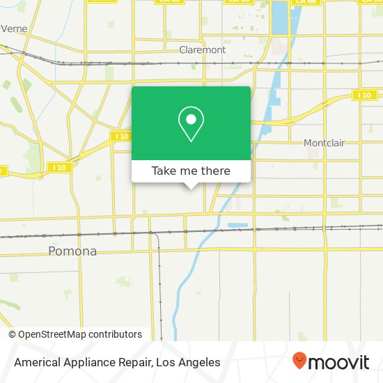 Mapa de Americal Appliance Repair