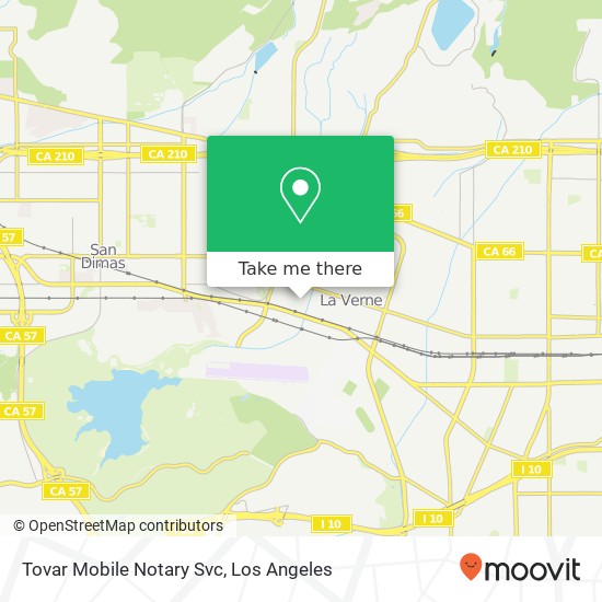 Tovar Mobile Notary Svc map