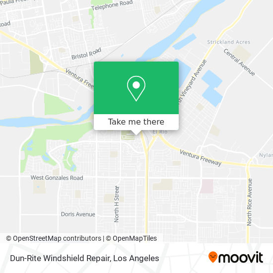 Dun-Rite Windshield Repair map