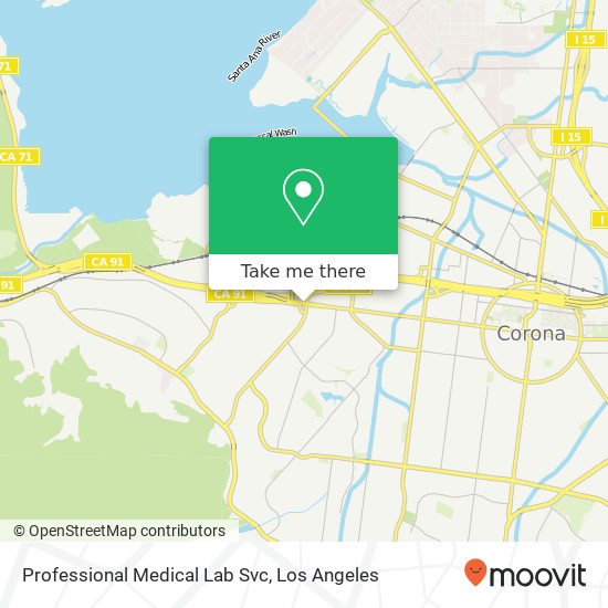 Professional Medical Lab Svc map