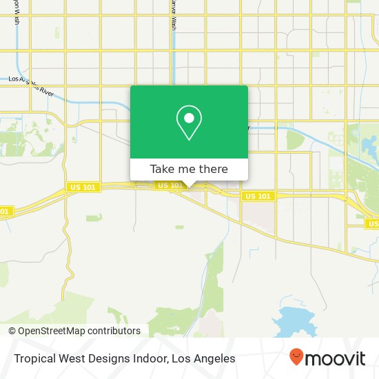 Tropical West Designs Indoor map