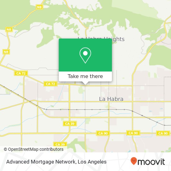 Mapa de Advanced Mortgage Network