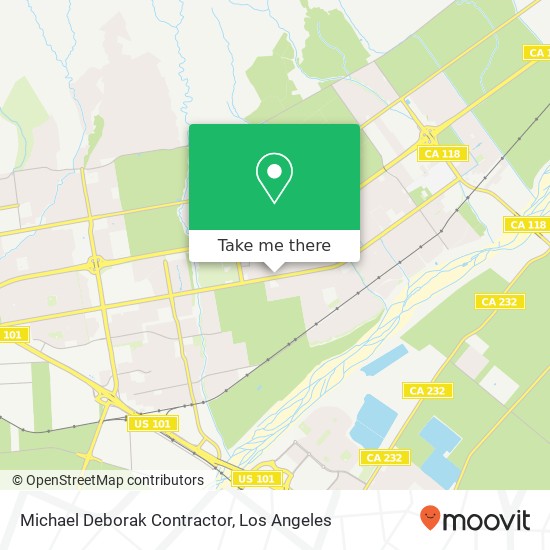 Michael Deborak Contractor map