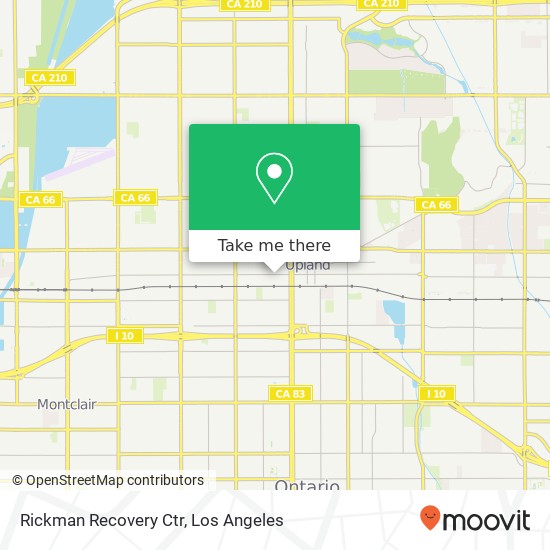 Rickman Recovery Ctr map