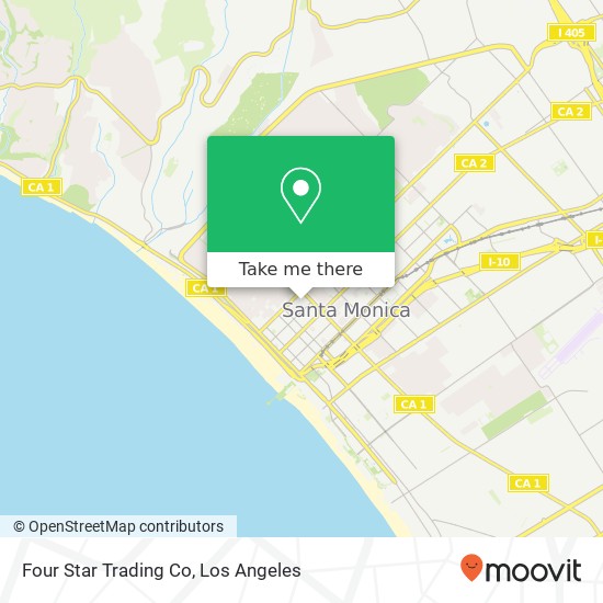 Four Star Trading Co map