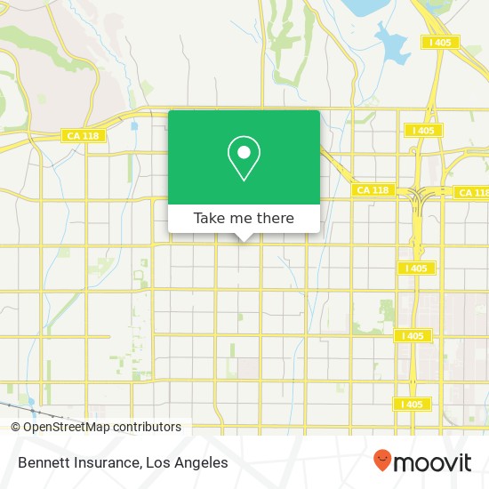 Bennett Insurance map