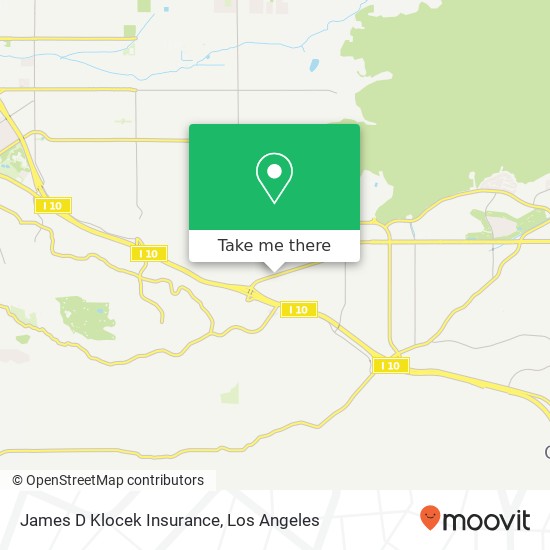 James D Klocek Insurance map