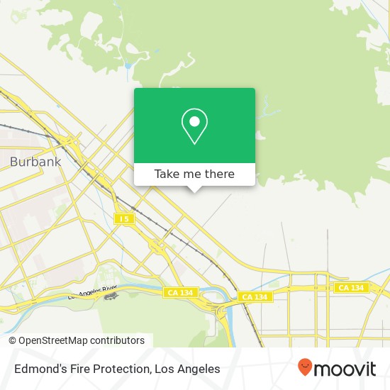 Edmond's Fire Protection map