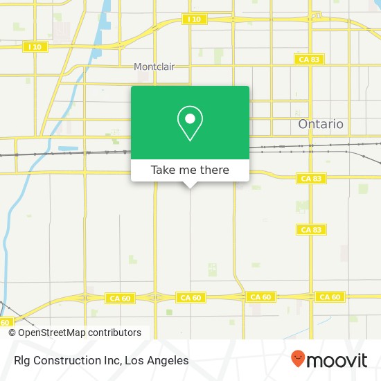 Rlg Construction Inc map