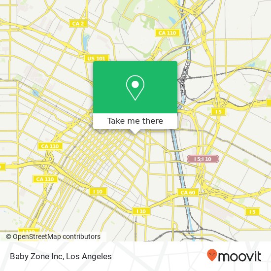 Baby Zone Inc map