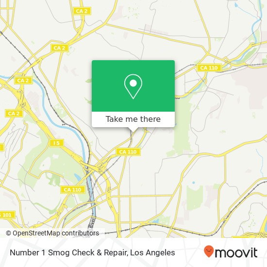 Mapa de Number 1 Smog Check & Repair