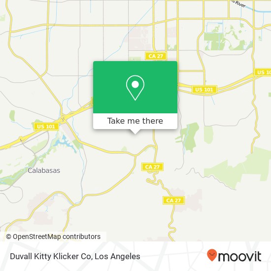 Mapa de Duvall Kitty Klicker Co