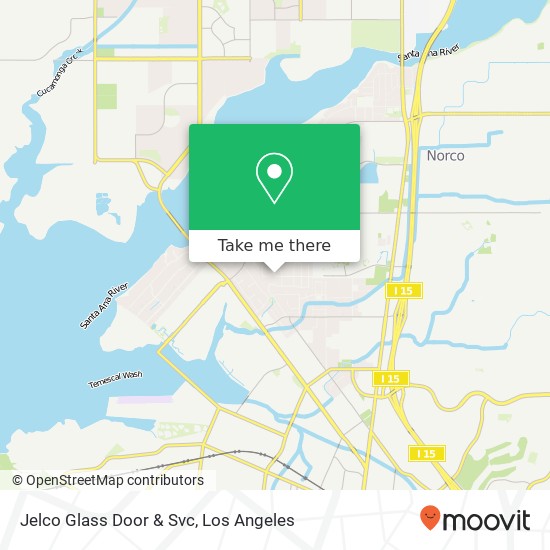Jelco Glass Door & Svc map