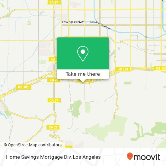 Mapa de Home Savings Mortgage Div