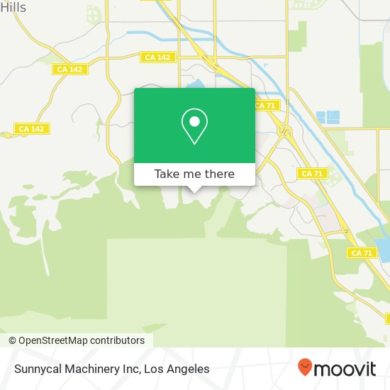 Sunnycal Machinery Inc map