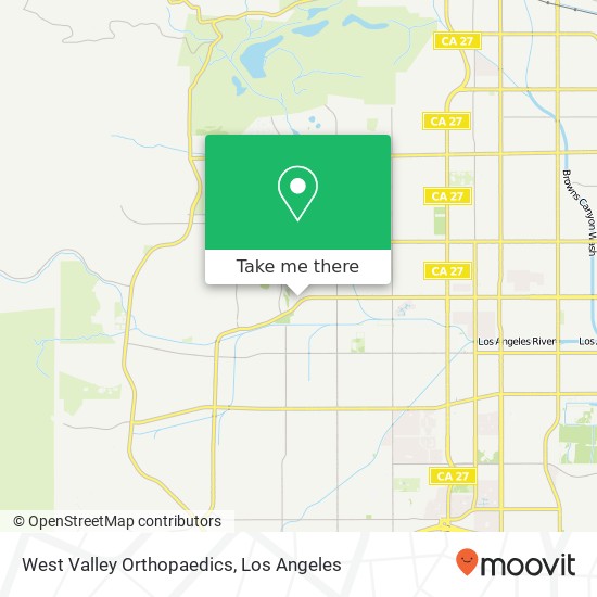 West Valley Orthopaedics map