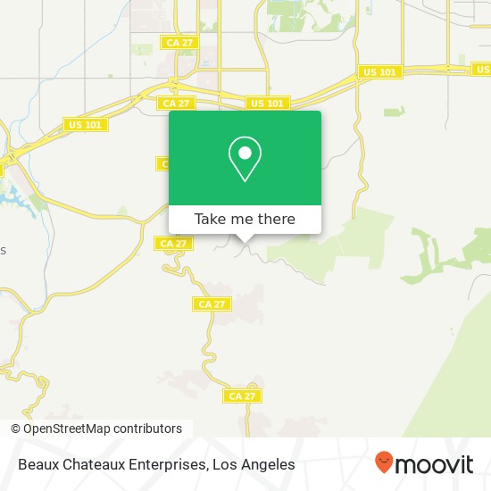 Beaux Chateaux Enterprises map