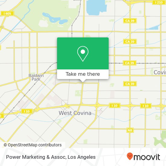 Power Marketing & Assoc map