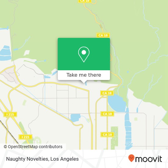 Naughty Novelties map