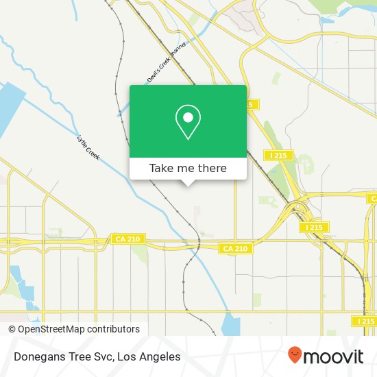 Donegans Tree Svc map