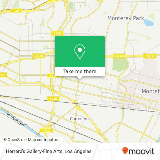 Herrera's Gallery-Fine Arts map