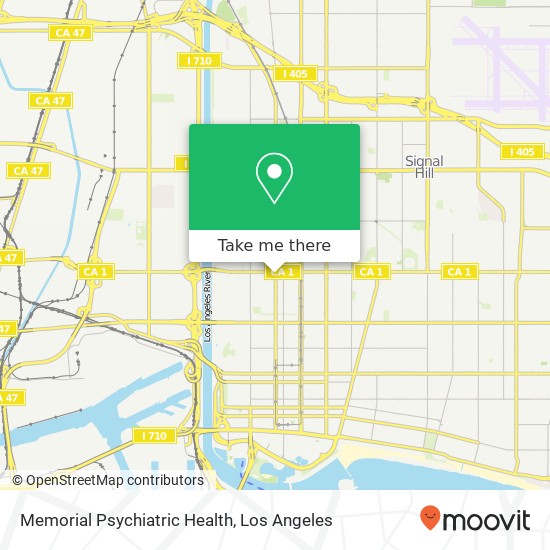 Memorial Psychiatric Health map