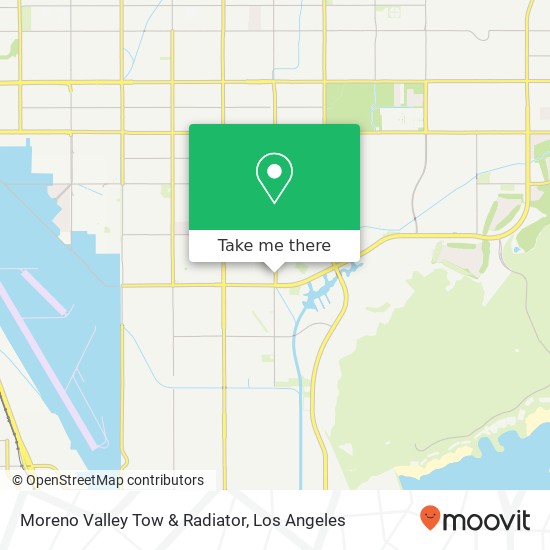 Moreno Valley Tow & Radiator map