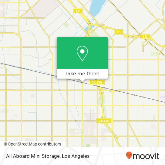 Mapa de All Aboard Mini Storage