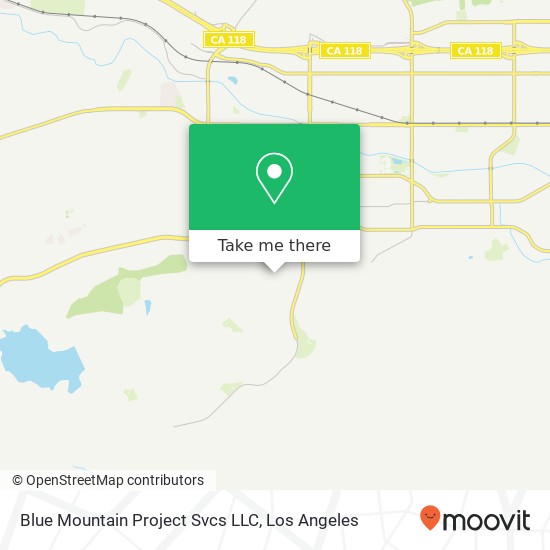 Mapa de Blue Mountain Project Svcs LLC