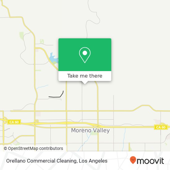 Mapa de Orellano Commercial Cleaning