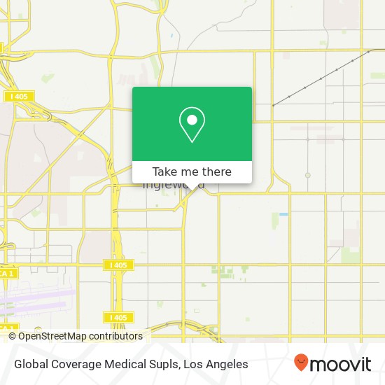 Global Coverage Medical Supls map