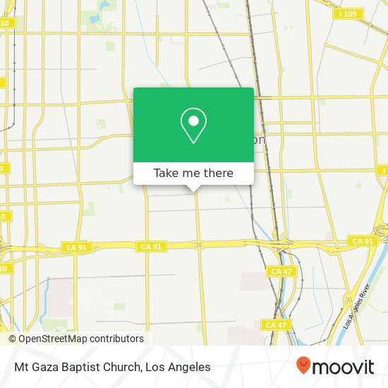 Mapa de Mt Gaza Baptist Church