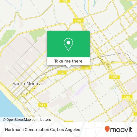 Mapa de Hartmann Construction Co