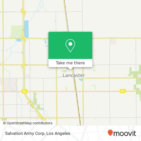 Mapa de Salvation Army Corp