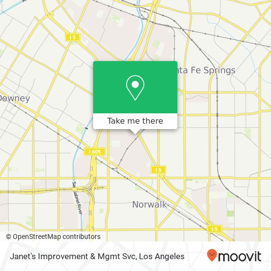 Mapa de Janet's Improvement & Mgmt Svc
