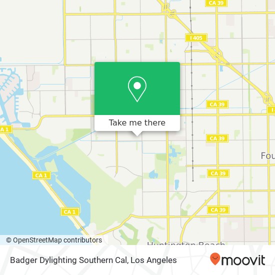 Badger Dylighting Southern Cal map