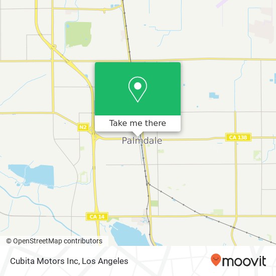 Mapa de Cubita Motors Inc