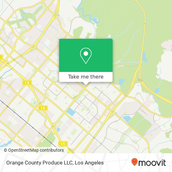 Mapa de Orange County Produce LLC