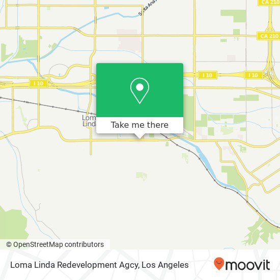 Mapa de Loma Linda Redevelopment Agcy