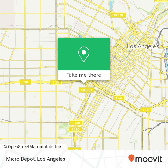 Micro Depot map