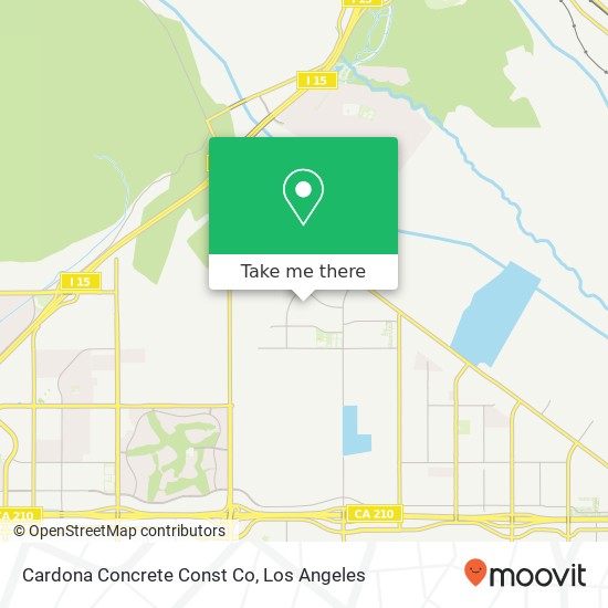 Cardona Concrete Const Co map